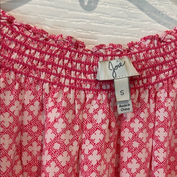 Joie Pink Patterned Blouse size small - Picture 2 of 3